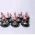 Subbuteo Andrew Table Soccer Manchester United 2018-19 away kits on classic Hasbro Bases
